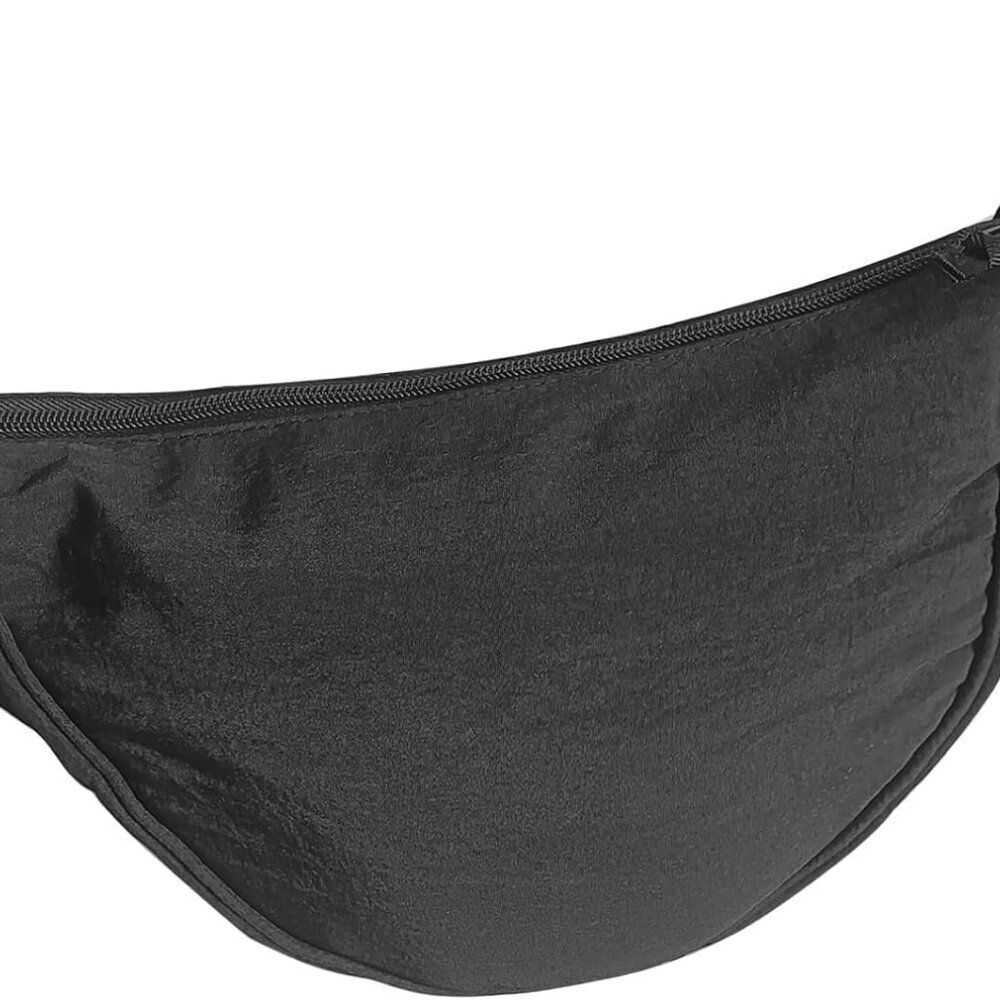 Nylon Crescent Crossbody Bag Small Unisex Travel Purse Lightweight Casual